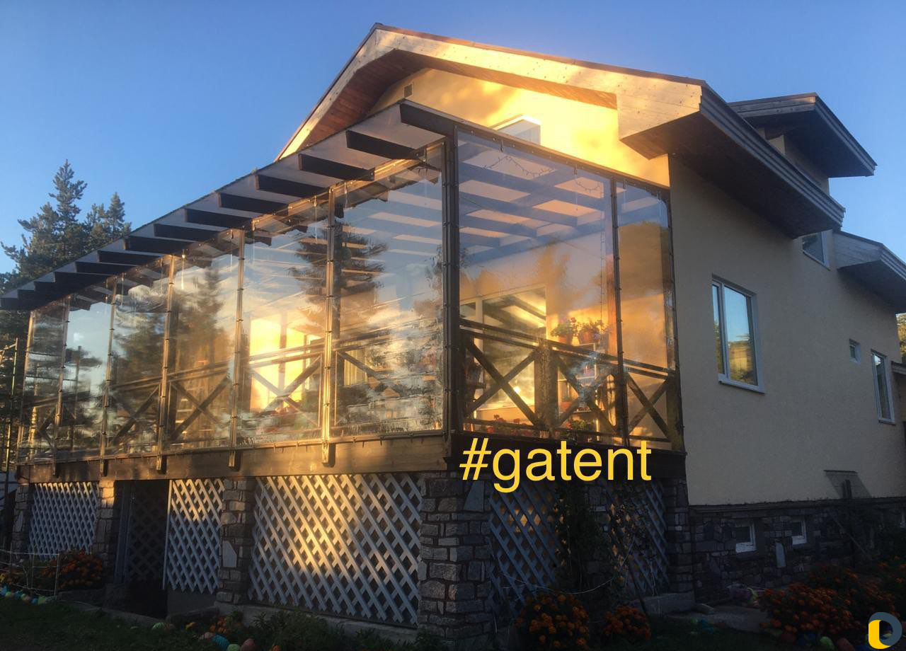 Мягкие окна для беседок, веранд и террас