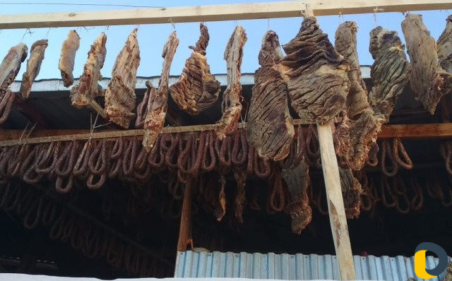 Мясо и колбаса сушеные на заказ