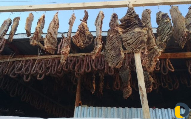 Мясо и колбаса сушеные на заказ