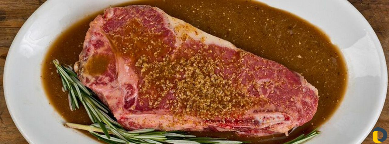 Мясо маринованное, Антрикоты, Стейки, Трубочка