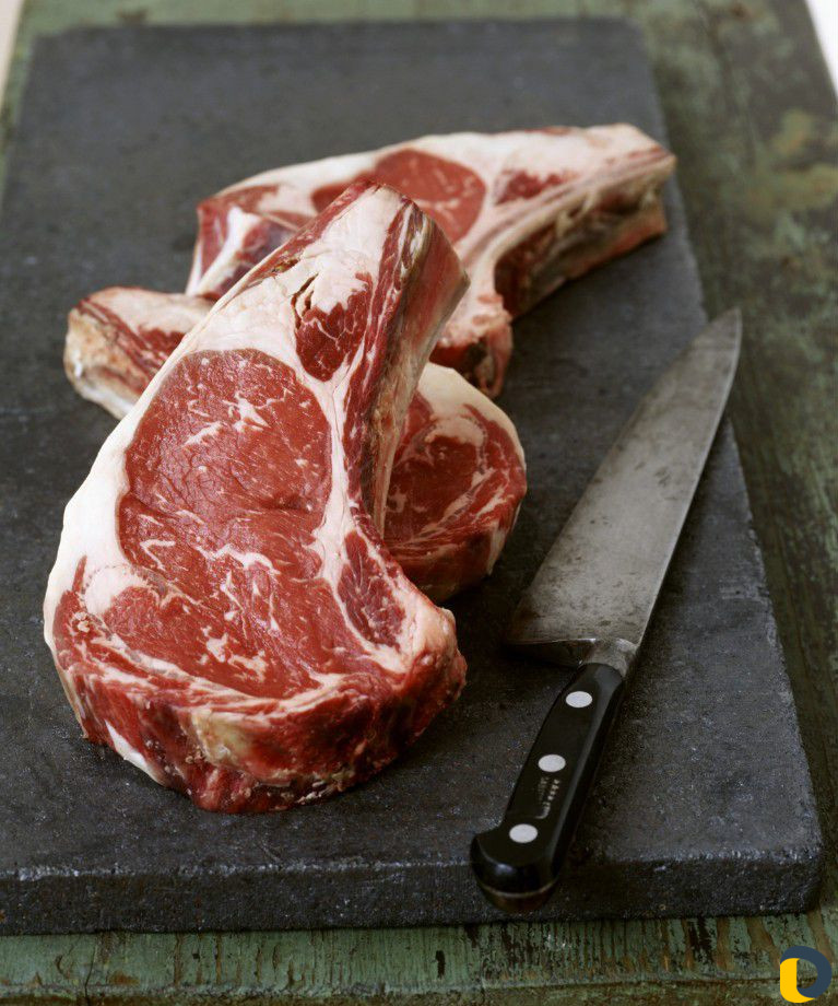 Мясо маринованное, Антрикоты, Стейки, Трубочка