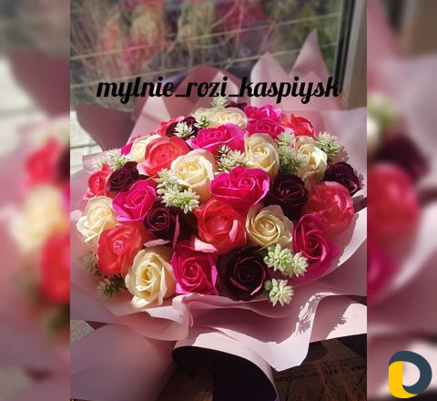 Мыльные цветы в коробках, в вазах,букеты из конфет