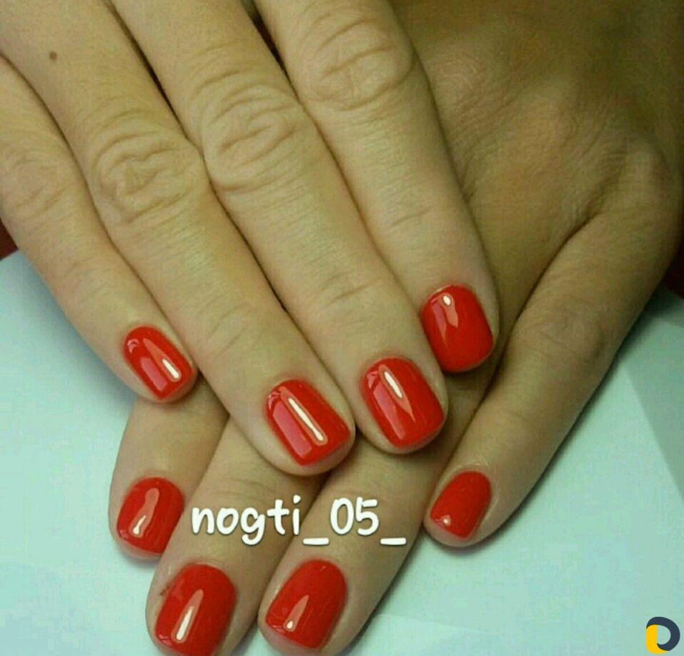 Наращивание ногтей, шеллак
