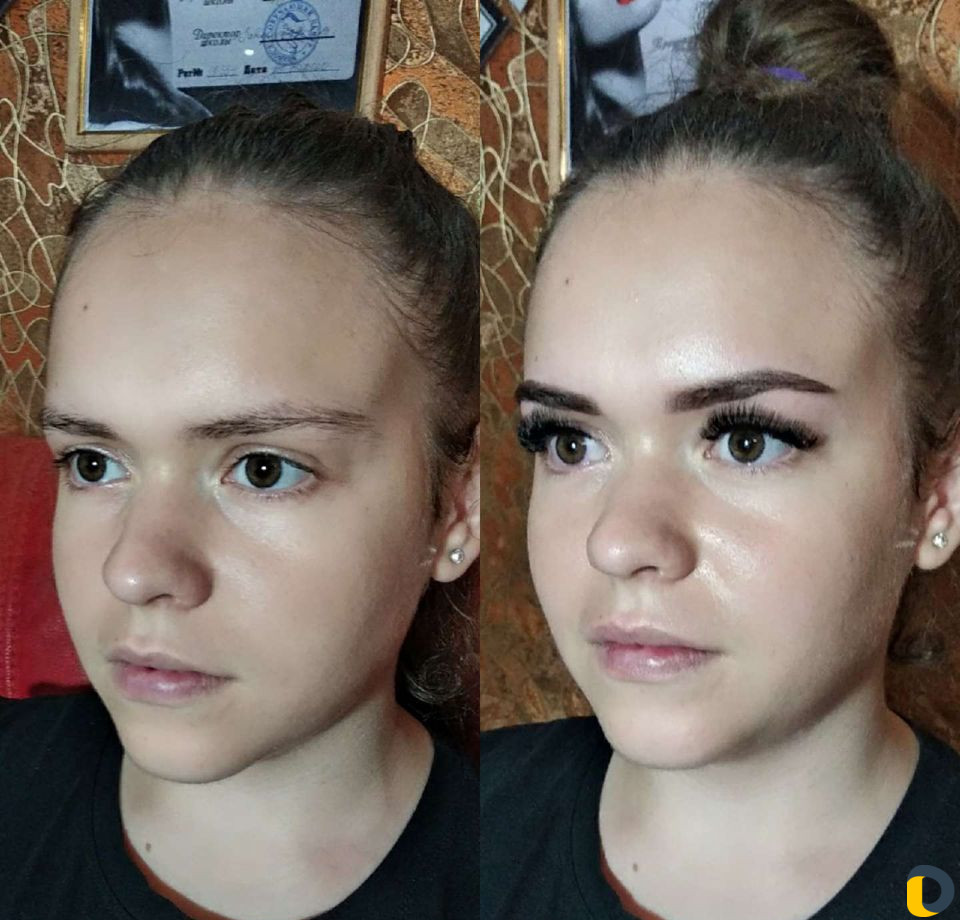 Наращивание ресниц на дому