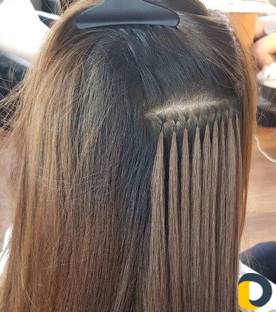 Наращивание волос мах