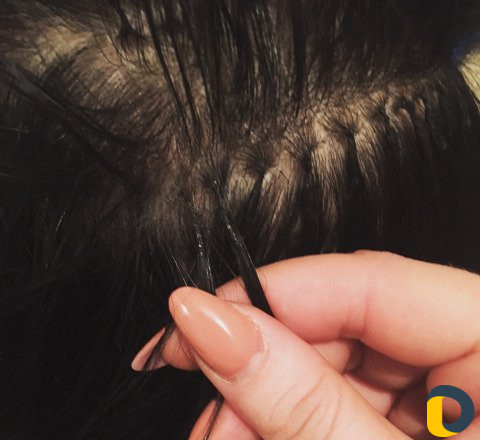 Наращивание волос мах