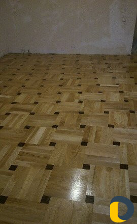 Настил паркета, шлифовка и лакировка полов