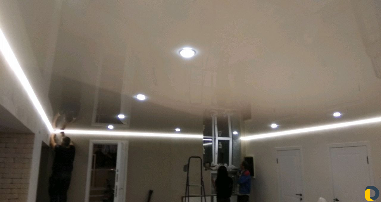 Натяжные потолки, монтаж от профи