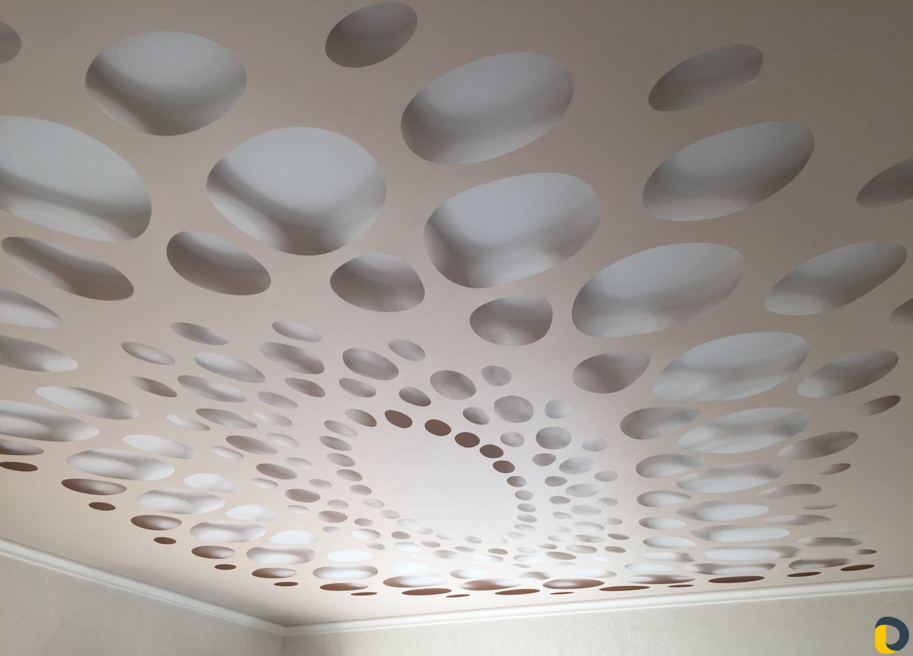 Натяжные потолки-уровни-подсветки-световые линии