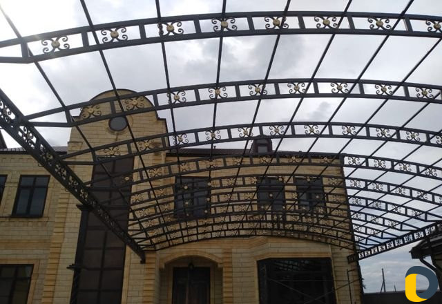 Навес, ворота