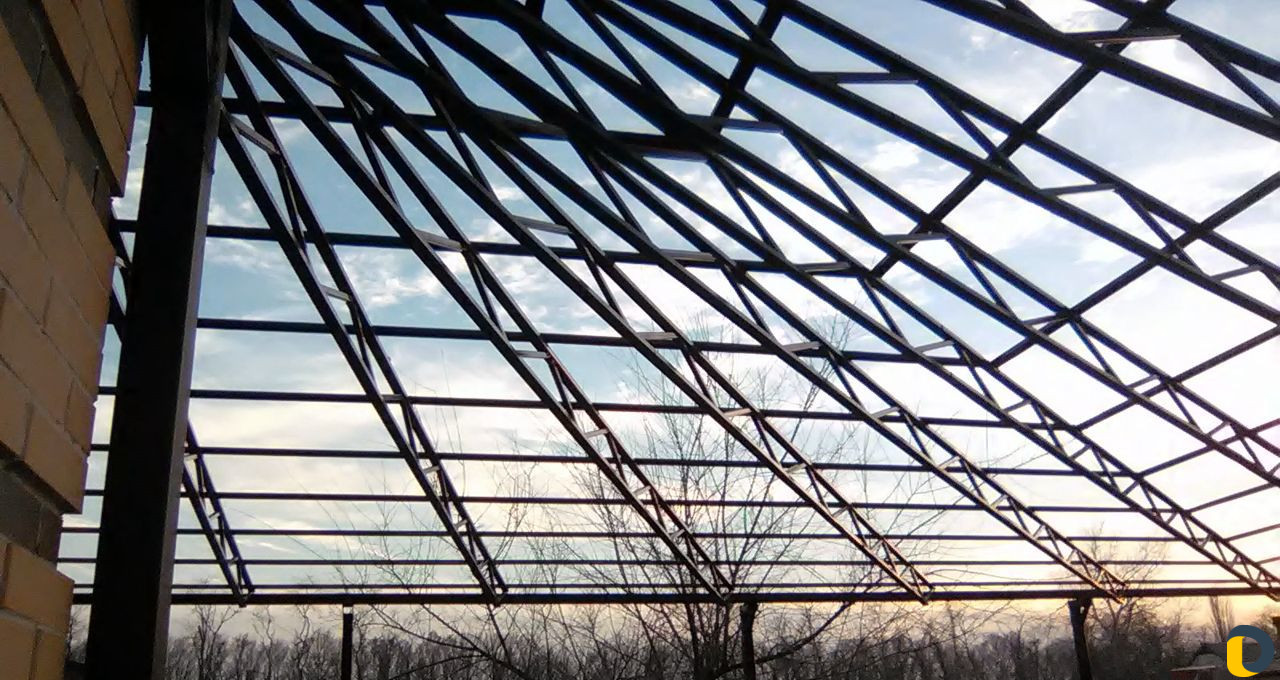 Навесы любой сложности.Металлоконструкции