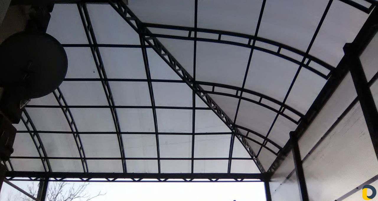 Навесы любой сложности.Металлоконструкции