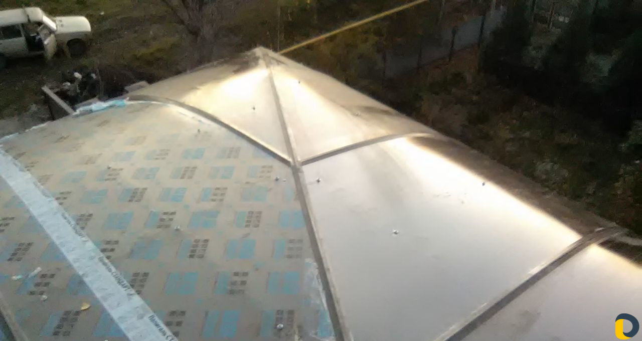 Навесы любой сложности.Металлоконструкции