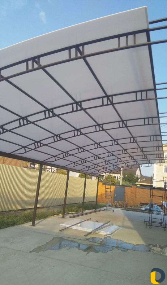 Навесы любой сложности. заборы ворота