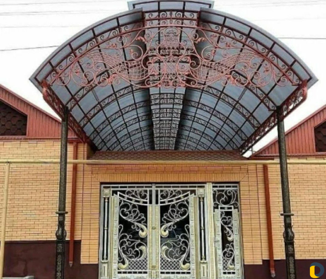 Навесы перила заборы всех видов сварки