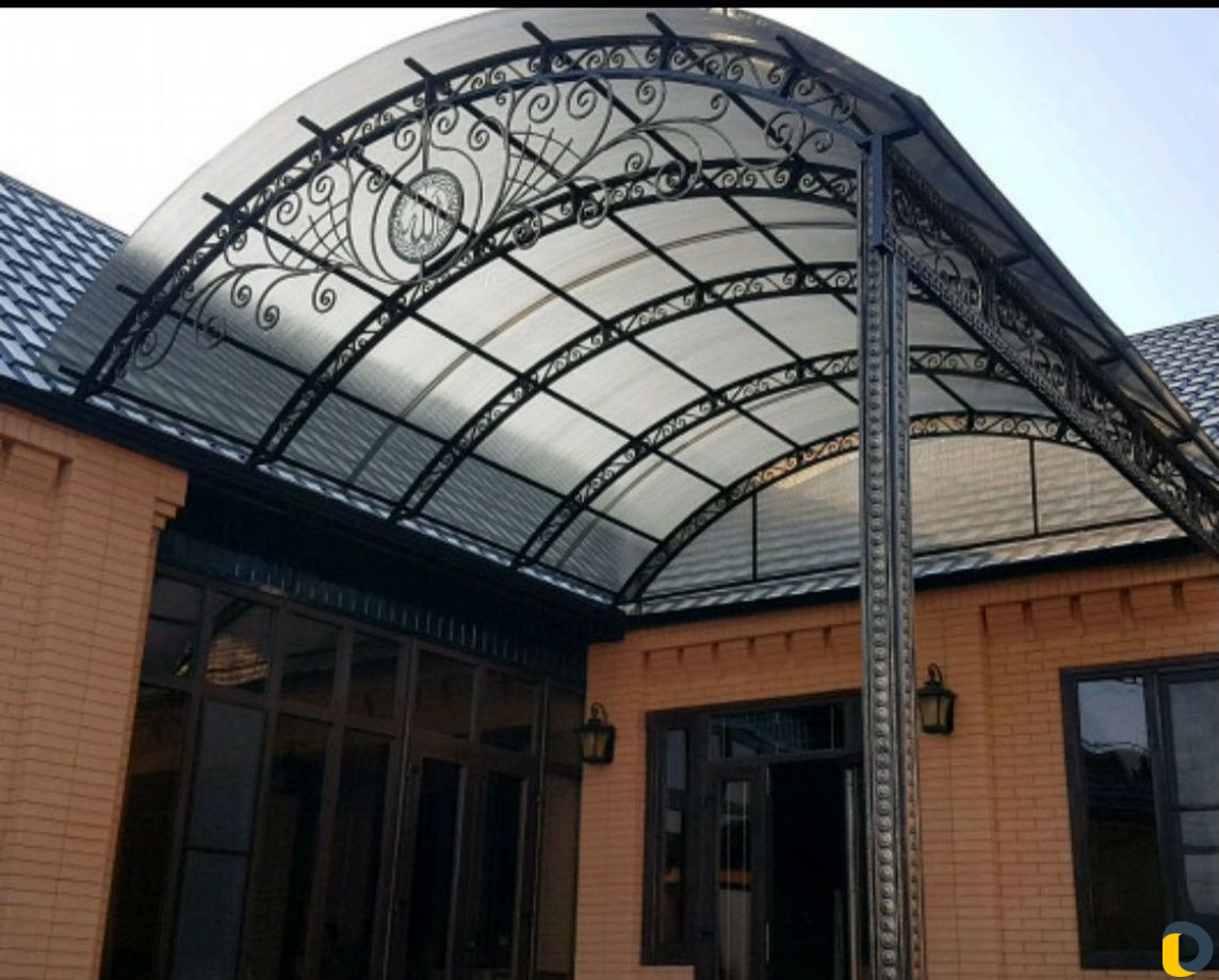 Навесы перила заборы всех видов сварки