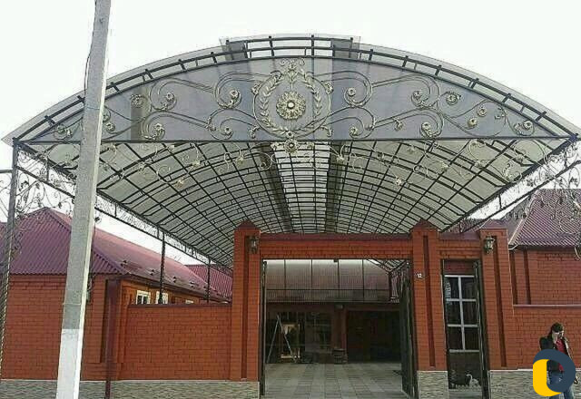 Навесы ворота перила козырьки двери