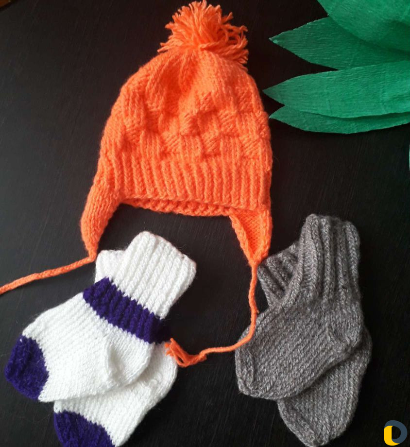 Носки вязаные