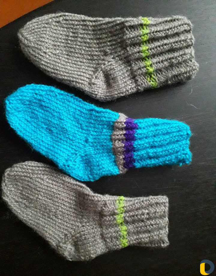 Носки вязаные