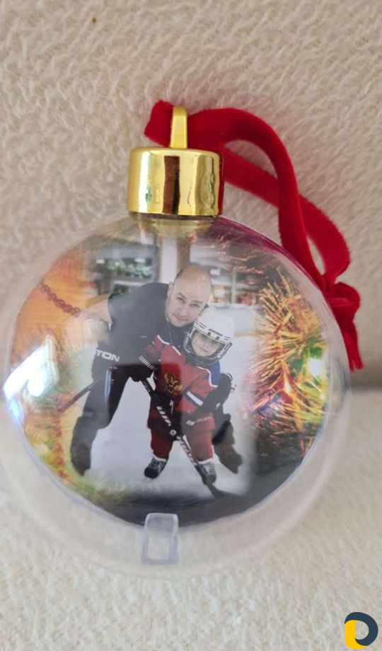 Новогодний подарок. Шар с вашим изображением