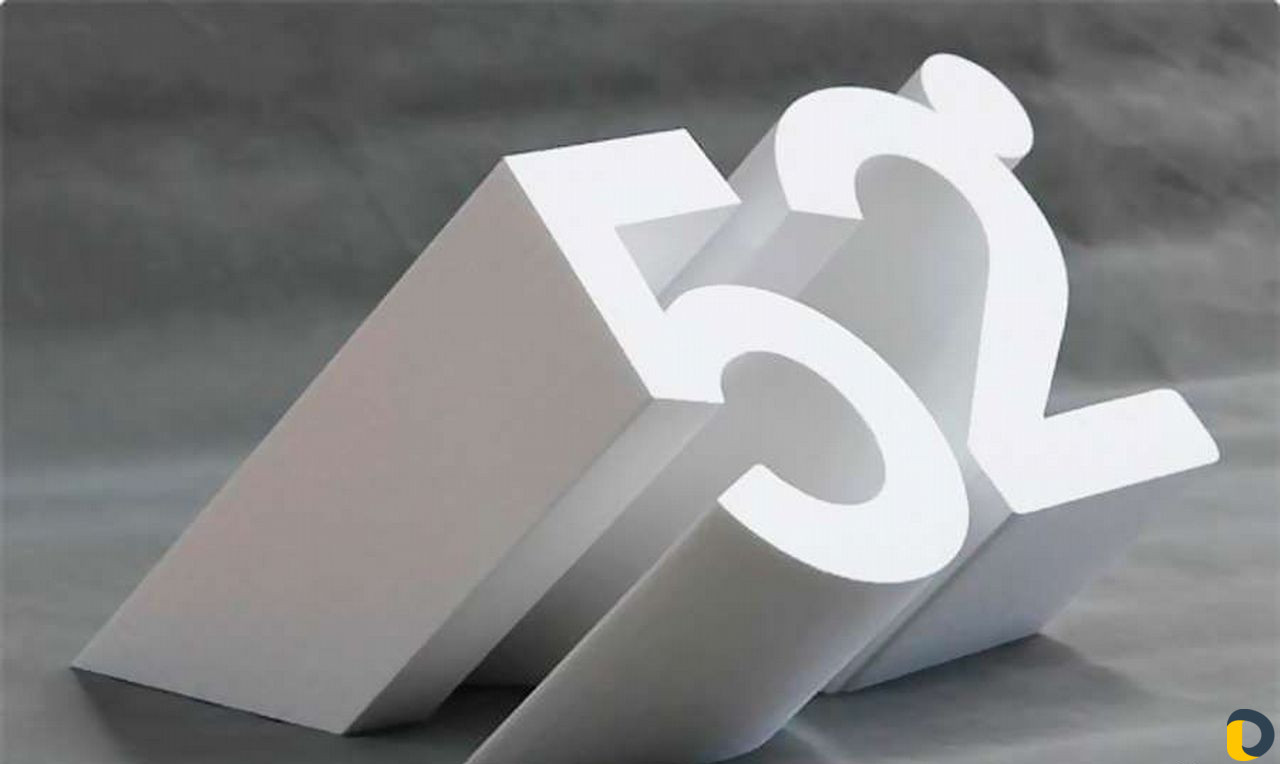 Объемные Буквы и Цифры из пенопласта 3D