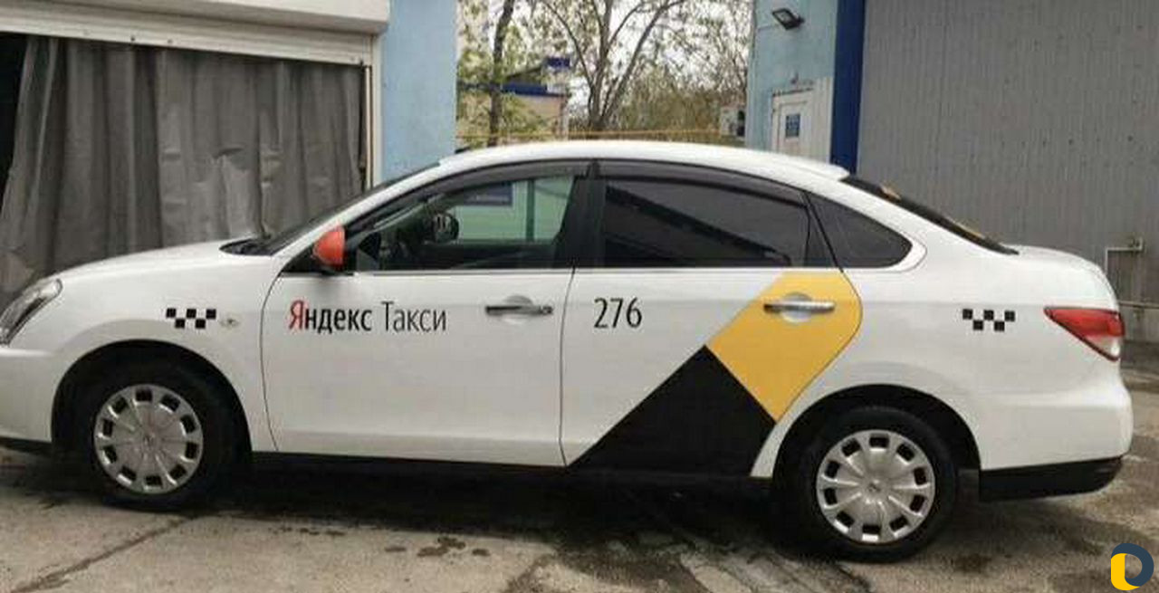 Обклейка авто для работы в такси, яндекс, убер