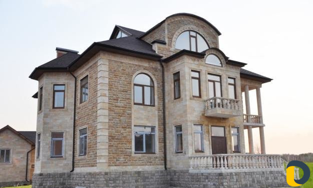 Облицовка дагестанским камнем. Барбекю
