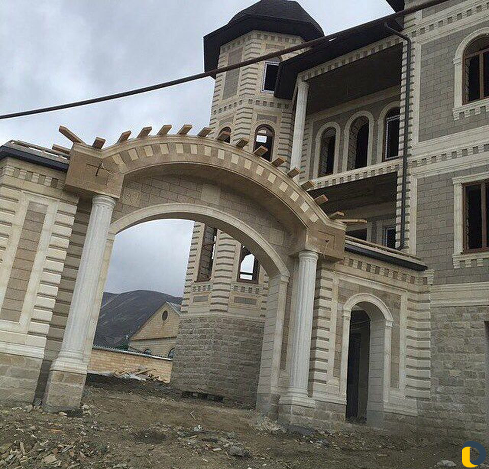 Облицовка дагестанским камнем