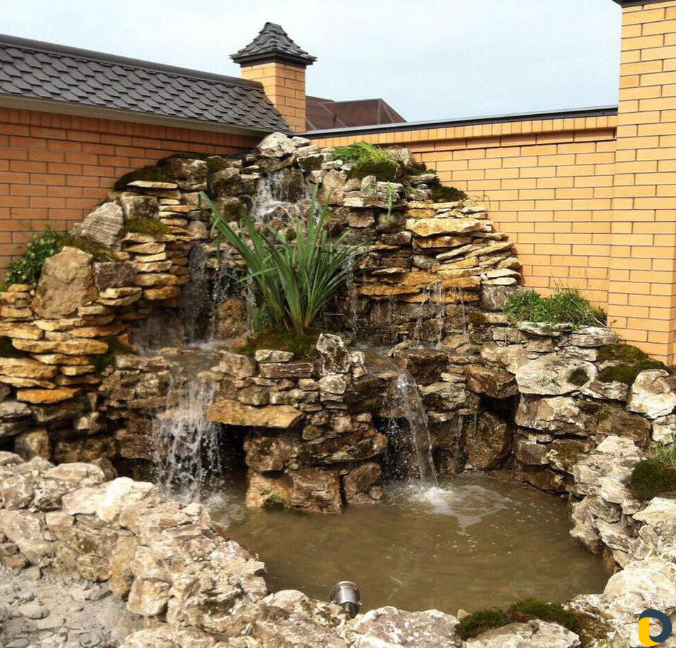 Облицовка дагестанским камнем