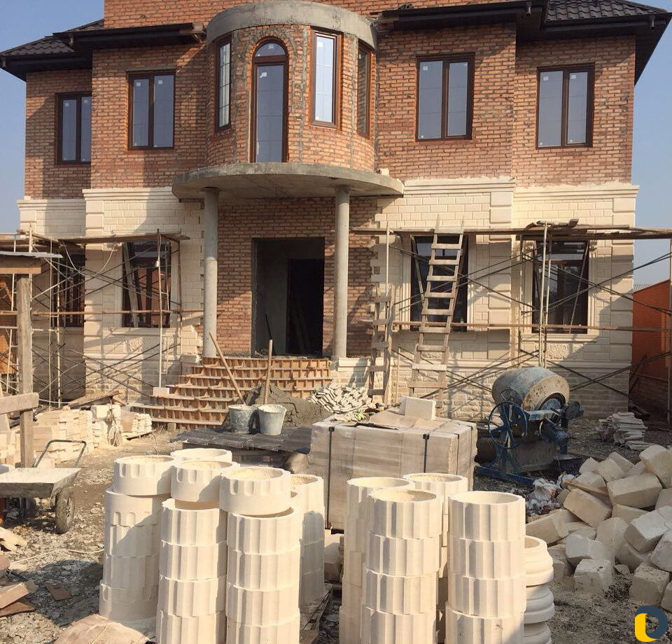 Облицовка дагестанским камнем