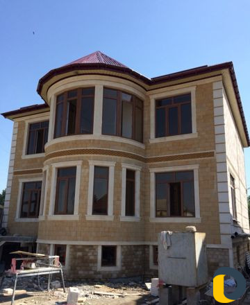 Облицовка дагестанским камнем