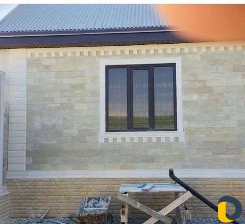 Облицовка домов Дагестанским камнем