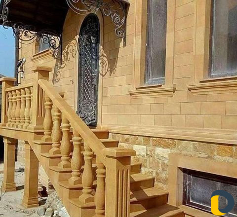Облицовка домов фасадов Дагестанским природным кам
