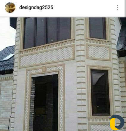 Облицовка домов из дагестанского камня