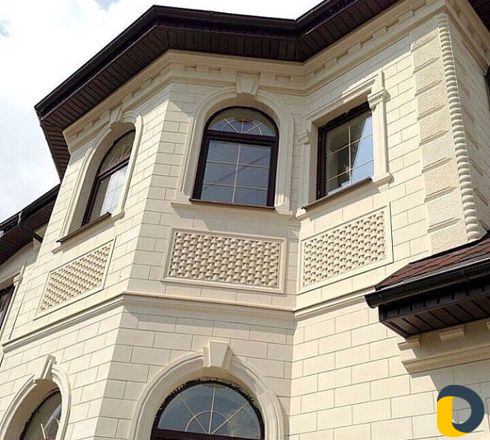Облицовка домов из натурального камня