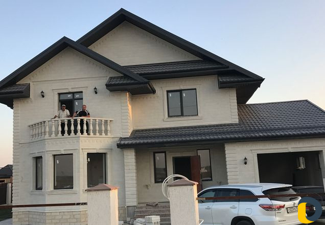 Облицовка Домов / Природным дагестанским камнем