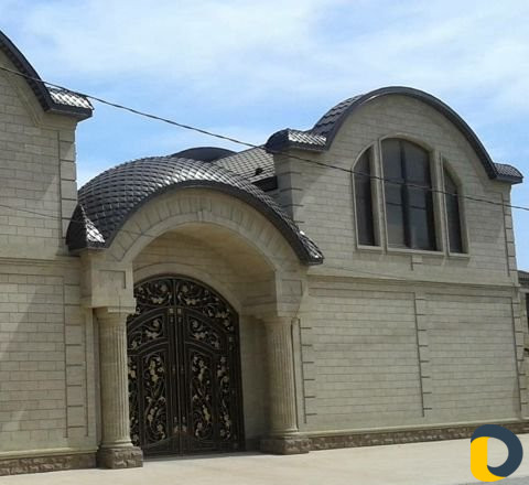 Облицовка Домов / Природным дагестанским камнем