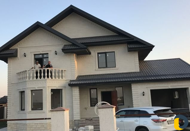 Облицовка Домов / Природным дагестанским камнем