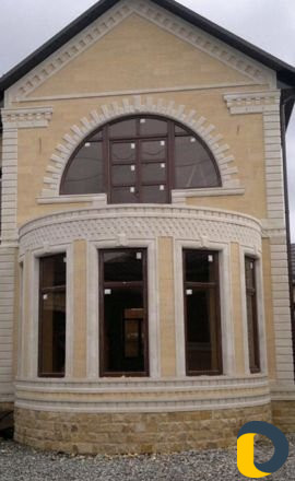 Облицовка фасадов Дагестанским камнем