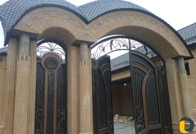 Облицовка камнем барьбекю родники