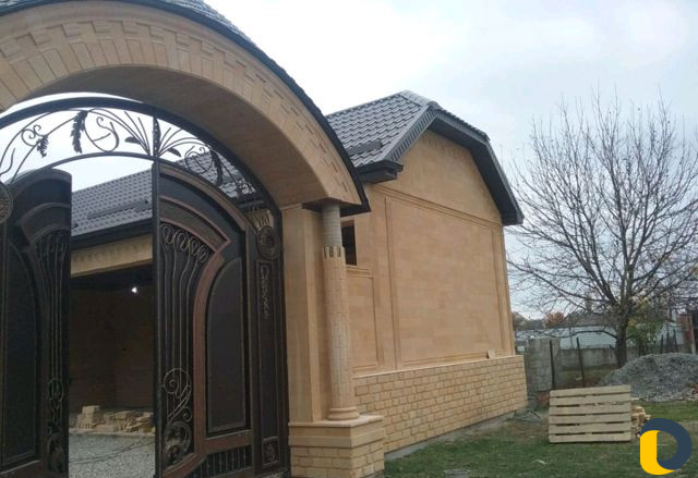 Облицовка камнем барьбекю родники
