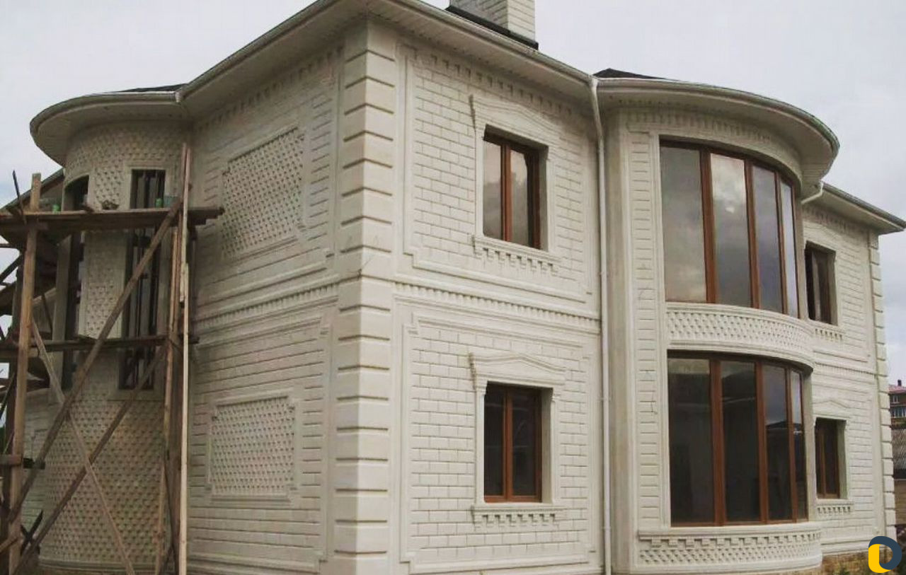 Облицовка природным камнем, фасадные работы