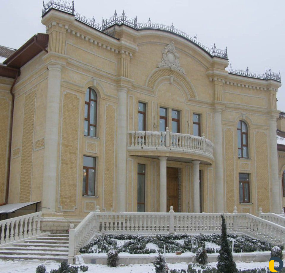 Облицовка природным камнем, фасадные работы