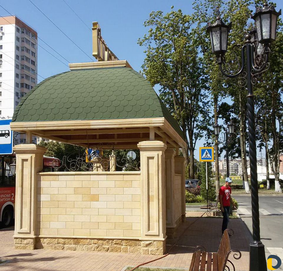 Облицовка природным камнем, фасадные работы