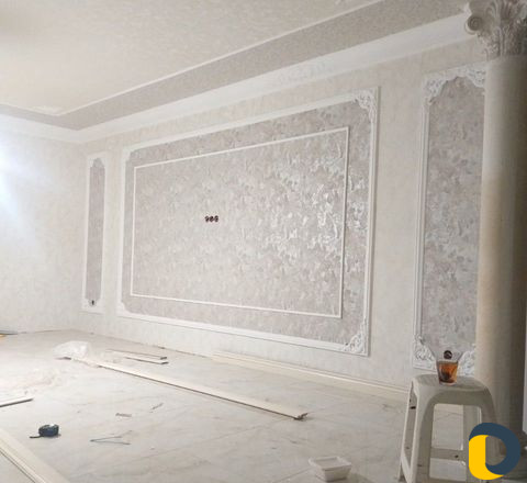 Обои шпаклёвка карниз ламинат кафел