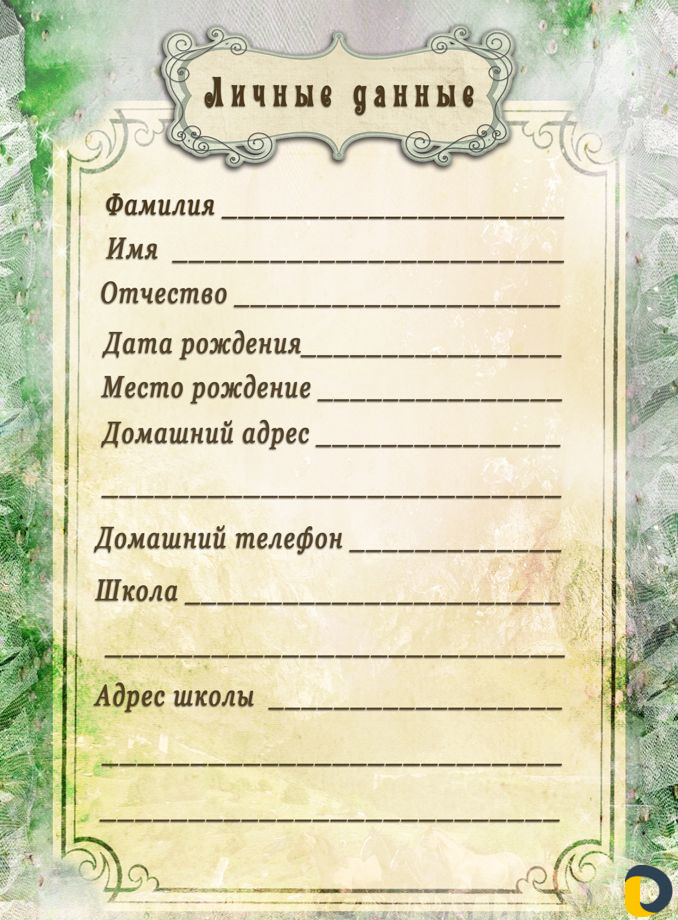 Оформление портфолио для школьника