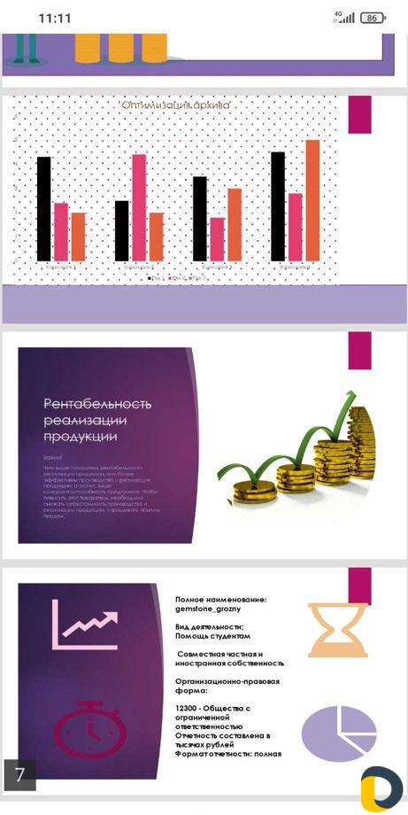 Оформление презентаций, докладов и рефератов