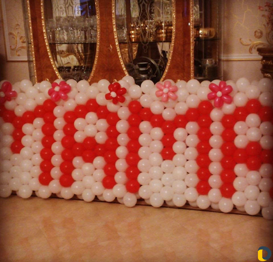 Оформление воздушными шарами