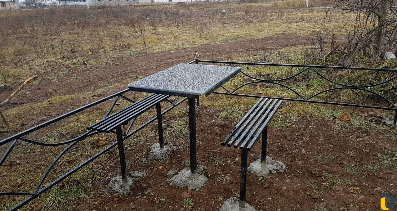 Оградки, столы, лавочки