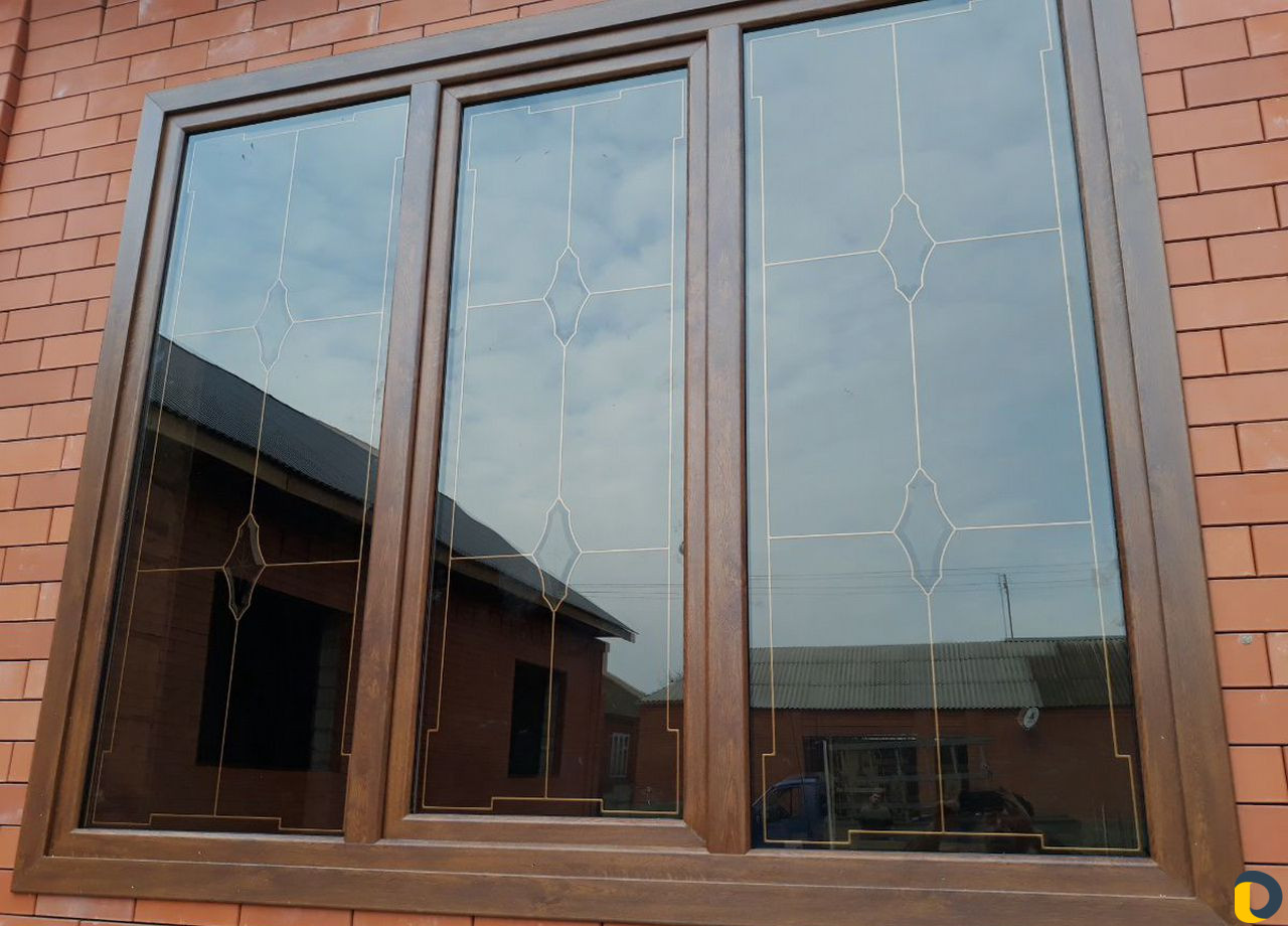 Окна двери витражи из пластика и алюминия